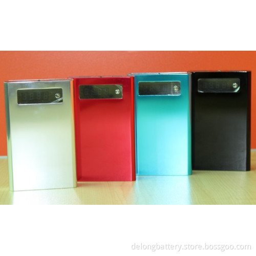 DEL-0176 high capacity dual usb power bank 8800mah